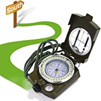 Brujulas Militares- XCOZU Brujula Geologia Brujula Multiusos- Brujula Militar Impermeable Profesional Brujula…